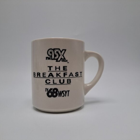 95X FM WQXI The Breakfast Club TV 68 WSYT Ceramic Mug White - Picture 1 of 10